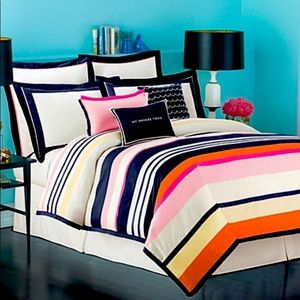 Kate Spade “Candy shop stripe” Duvet Cover.